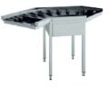 Mesa de Salida con Rodillos curva 90º dim.(300+965)x965x850h mm CR-90