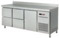 Mesa Snack Refrigerada 4 cajones + 1 puerta Fondo 600 de 2017 x600 x850h mm CORDOBA MRCH-200-4