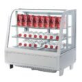 Vitrina Refrigerada Sobremesa 100 litros Blanco de 682 x450 x675h mm Línea Pekín XCW-100L-B