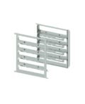 Kit de soportes laterales bivalentes capacidad 4 bandejas GN1/1-600X400 mm MILLENNIAL MKSBX416 Línea Padova