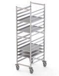 Carro Bandejero Acero Inoxidable Para 16 Bandejas 600x400h mm  537x700x1700h mm TT16N600400