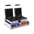 Máquina de gofres Doble  eléctrica 1,5+1,5KW 63X380X270h mm PEKÍN WF-2210-2