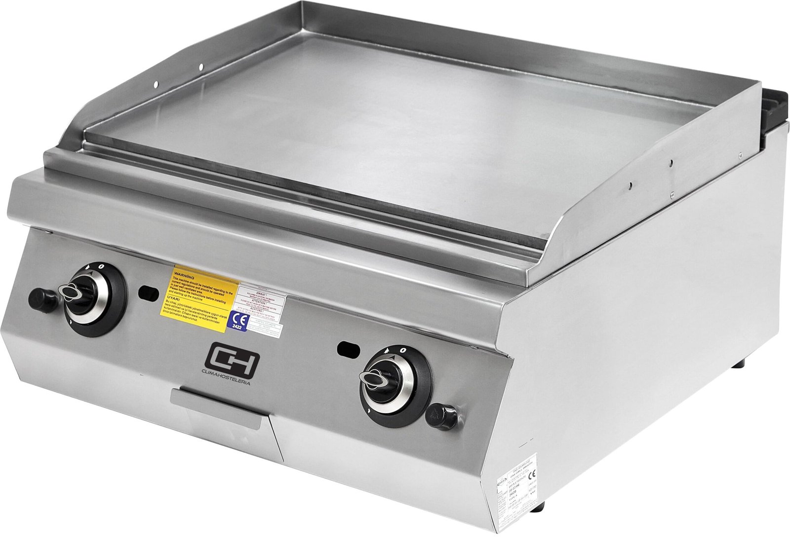 Frytops a Gas Acero Rectificado Sobremesa 17,34 kW 800x730x300h mm EMPPLS7IG020 Línea 700 Estambul