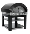Horno de Pizza a Gas con Base de Piedra 750x800 mm PLFPLSD4 Línea Estambul