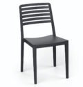 Silla Terraza Polipropileno color Negro ROW 1 NEG
