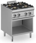Cocina a gas 4 fuegos 4x5,5 Kw con Mueble MFB77AXS MAGISTRA PLUS 700