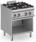 Cocina a gas 4 fuegos 4x7 Kw con Mueble MFB77AXL MAGISTRA PLUS 700