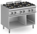 Cocina a gas 4 fuegos 6x5,5 Kw con Mueble MFB711AXS MAGISTRA PLUS 700