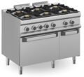 Cocina a gas 6 fuegos 6x7 Kw con Horno Eléctrico Estático MFB711AFEXL MAGISTRA PLUS 700