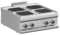 Cocina Eléctrica 4 zonas Cuadradas Sobremesa MPQ77T MAGISTRA PLUS 700