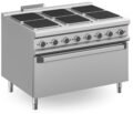 Cocina Eléctrica 6 zonas Cuadradas con Horno Eléctrico EXTRA GRANDE MPQ912FEM MAGISTRA PLUS 900