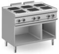 Cocina Eléctrica 6 zonas Cuadradas con Mueble MPQ711A MAGISTRA PLUS 700