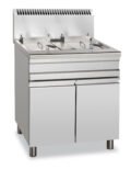 Freidora a Gas 18+18 Litros 14+14 kW con Mueble GF25+25S STAND ALONE