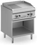 Frytop a gas 70 cm Placa Lisa -  Ranurada Acero Rectificado con Mueble MFTG77ALR  MAGISTRA PLUS 700