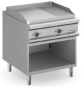 Frytop Eléctrico 80 cm Placa Lisa - Ranurada Acero Rectificado con Mueble MFTE98ALR MAGISTRA PLUS 900