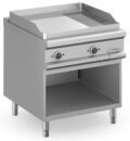 Frytop Eléctrico 80 cm Placa Lisa - Ranurada Cromo Duro con Mueble MFTE98ALRC MAGISTRA PLUS 900