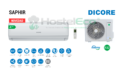 Aire Acondicionado Dicore Saphir ASDGR12R3(1CHE)
